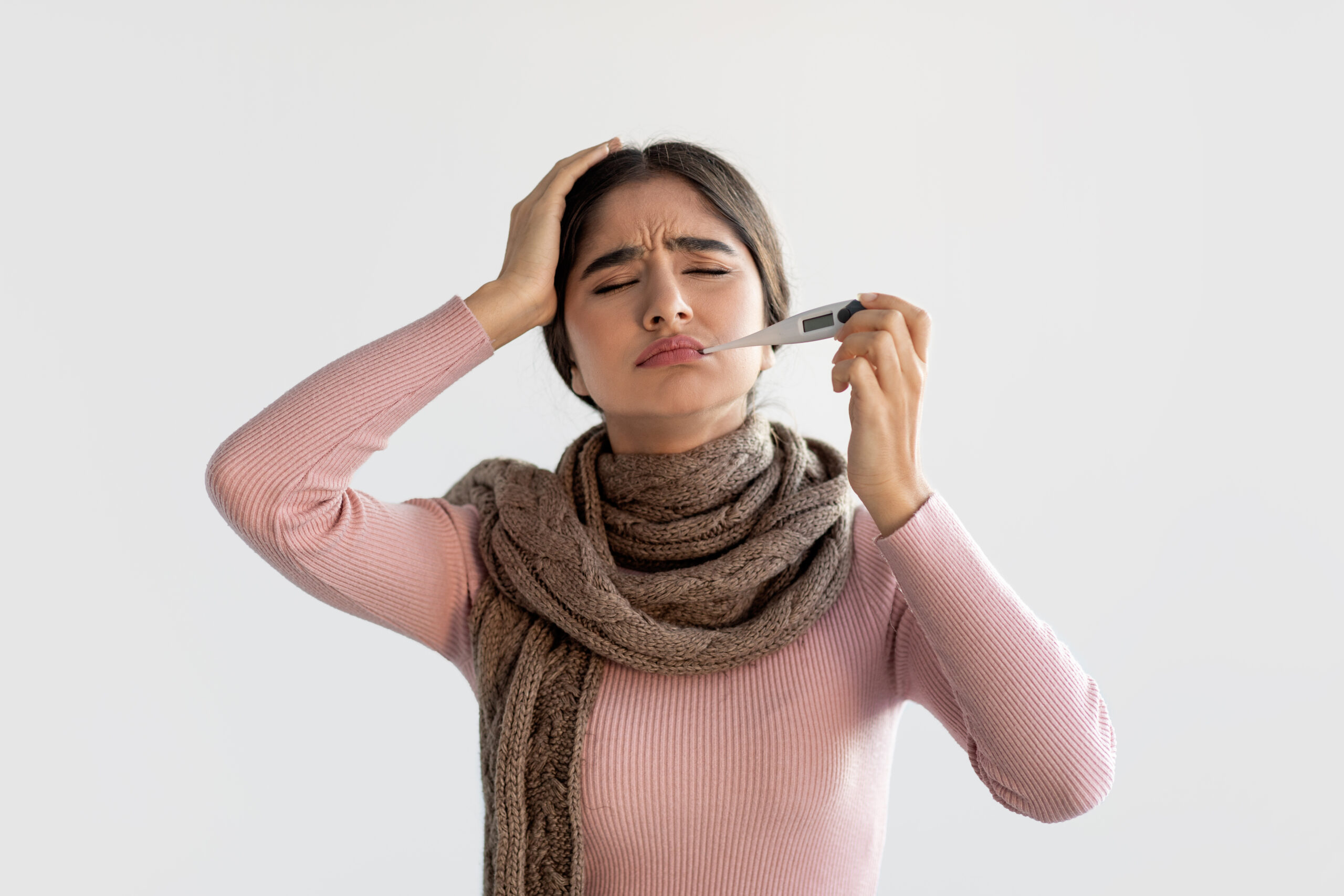 Allergy symptoms with no fever