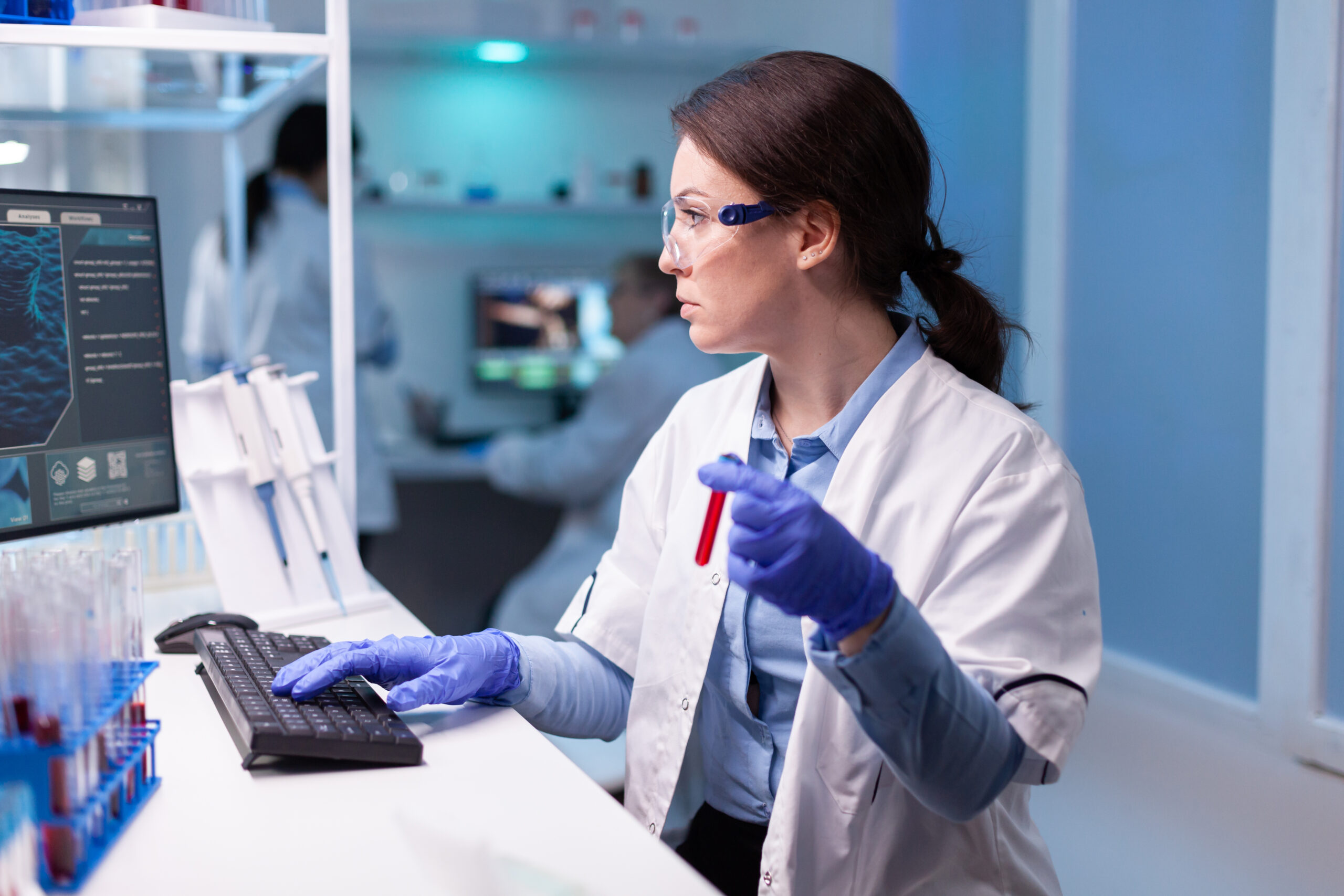 Blood sample analysis for MPV at Avant Medical Group